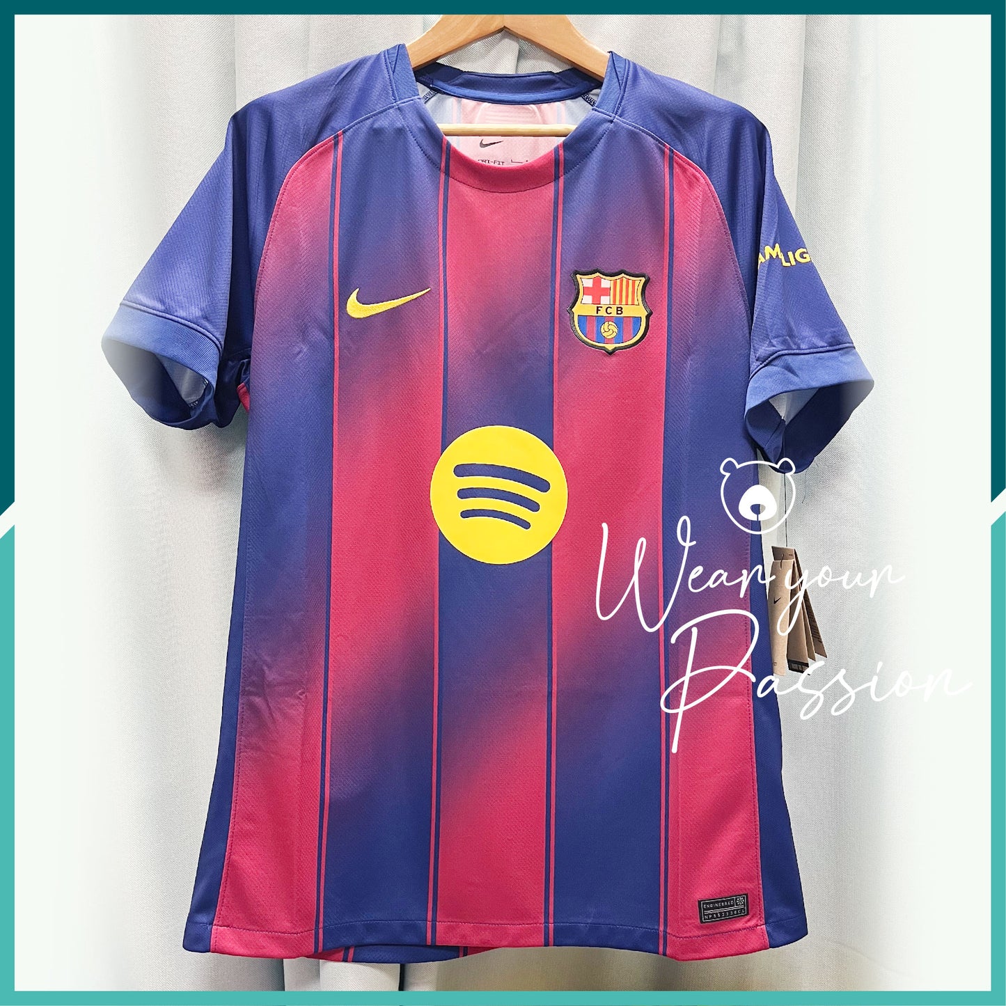 [連熨字、臂章] 2025-26 巴塞隆拿主場球衣