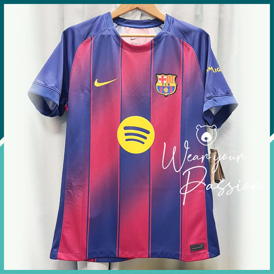 [連熨字、臂章] 2025-26 巴塞隆拿主場球衣