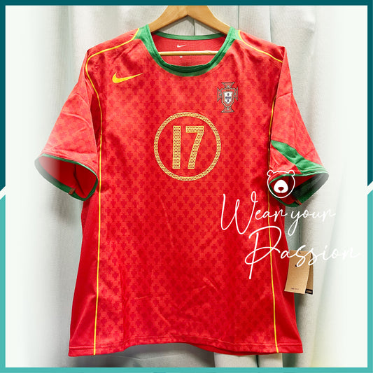 [Nameset Included] 2004-05 Portugal Official Retro Home Jersey
