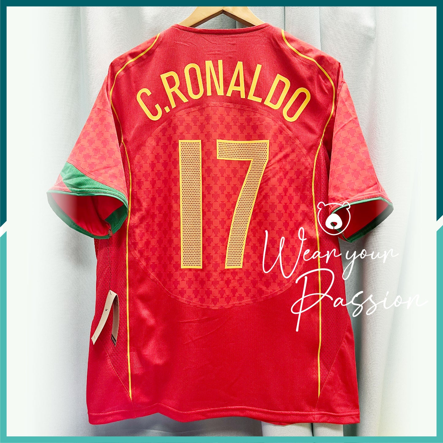 [Nameset Included] 2004-05 Portugal Official Retro Home Jersey
