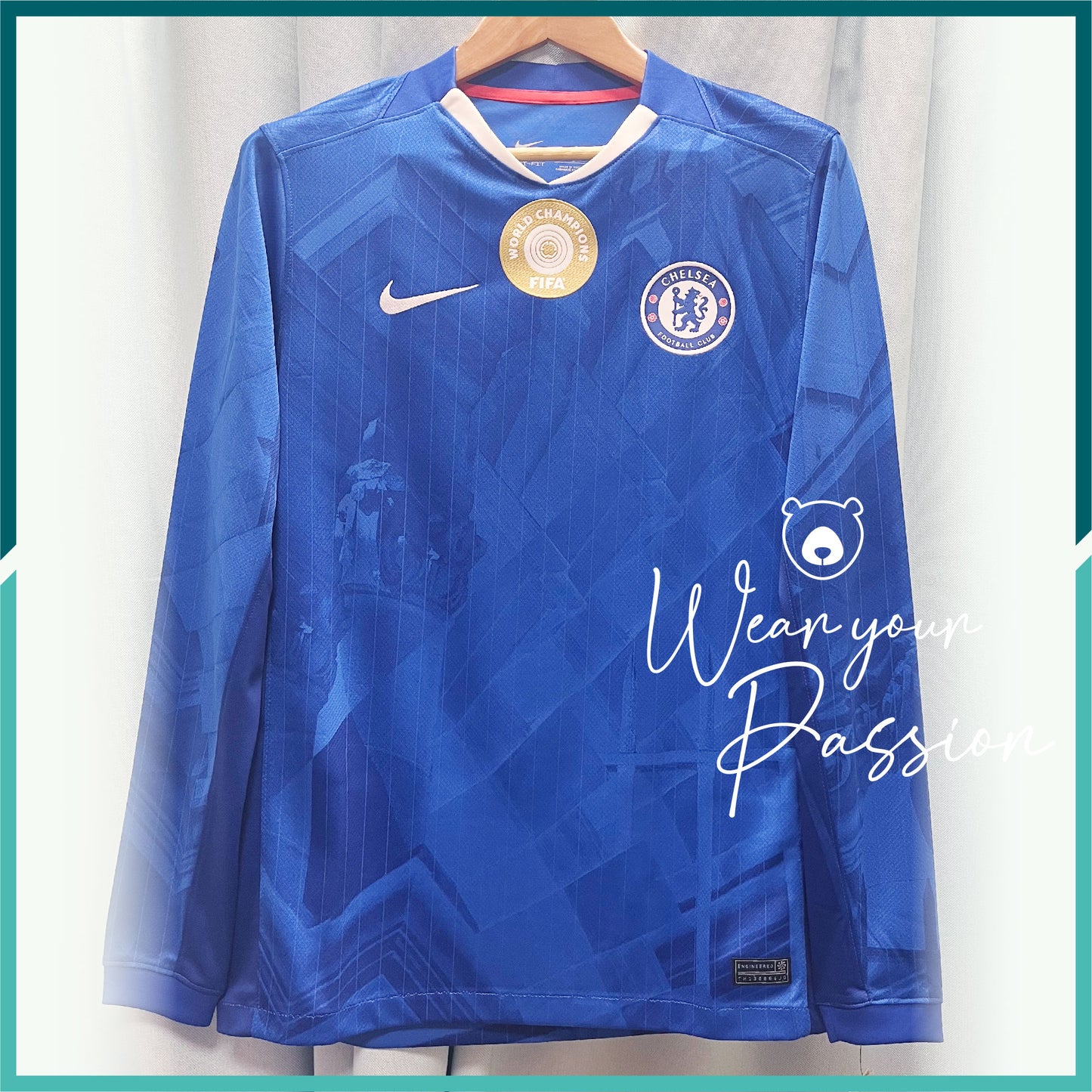 [連熨字、臂章] 2025-26 車路士主場長袖球衣