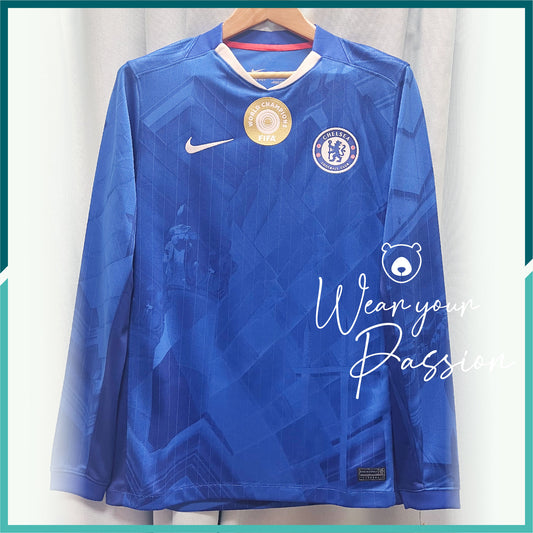 [連熨字、臂章] 2025-26 車路士主場長袖球衣