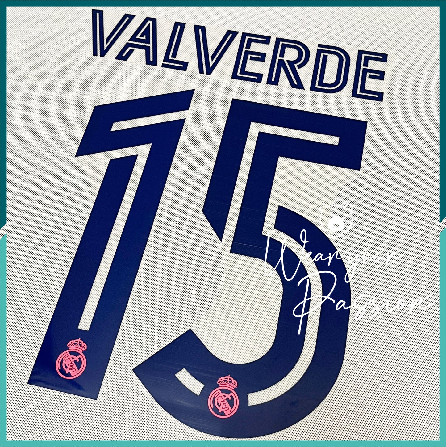 2020-21  Real Madrid Away Nameset (Cup Style)
