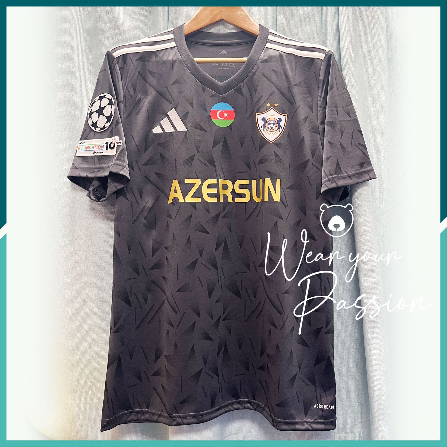 [連熨字、臂章] 2025-26 卡拉巴克歐聯主場球衣