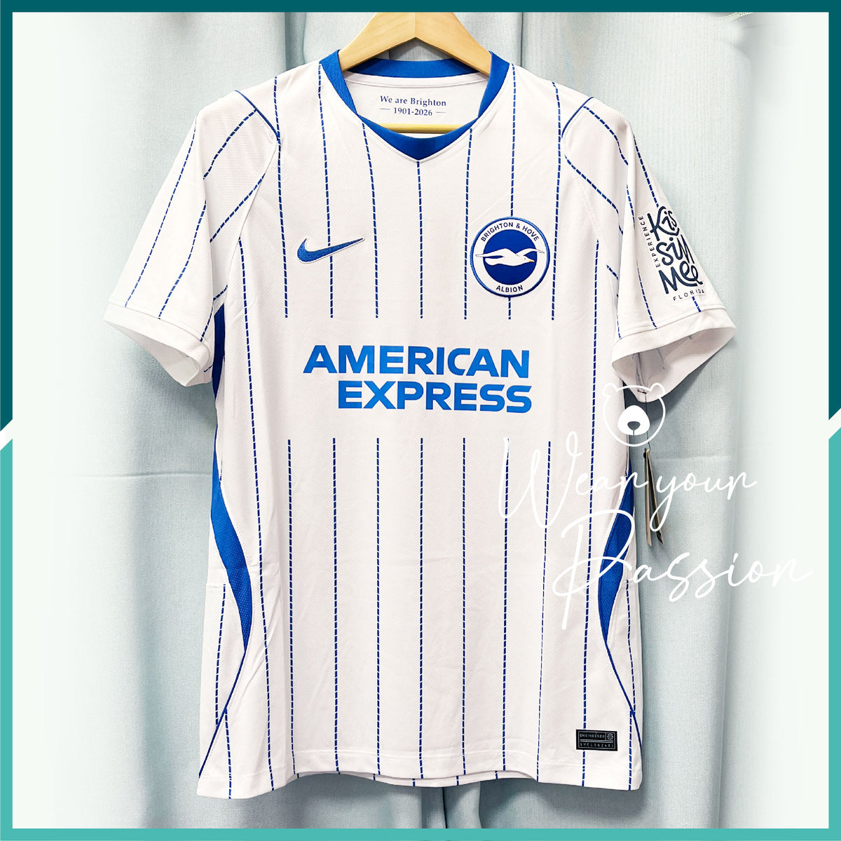 [Nameset & Patches Included] 2026-27 Brighton & Hove Albion Away Jersey