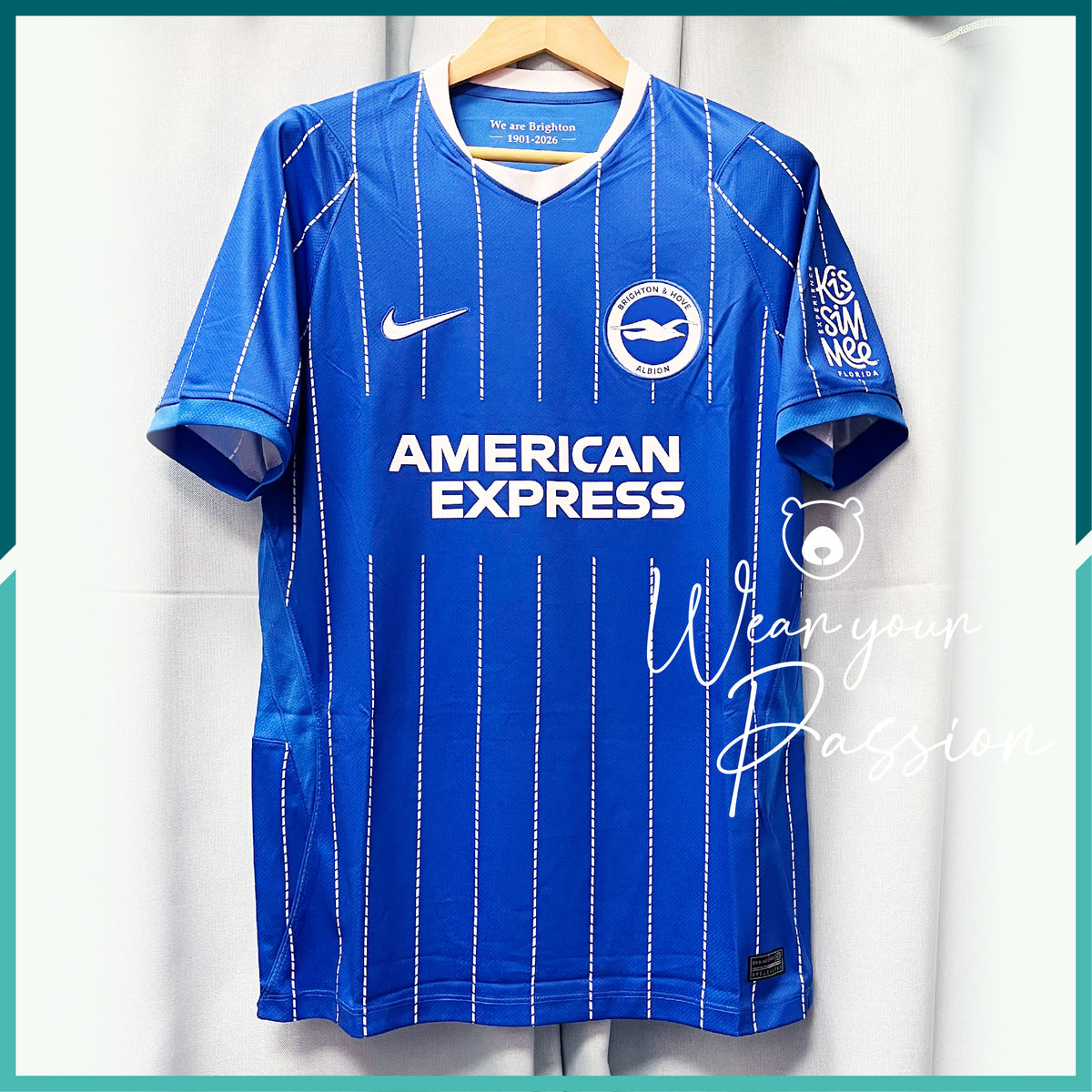 [Nameset & Patches Included] 2026-27 Brighton & Hove Albion Home Jersey