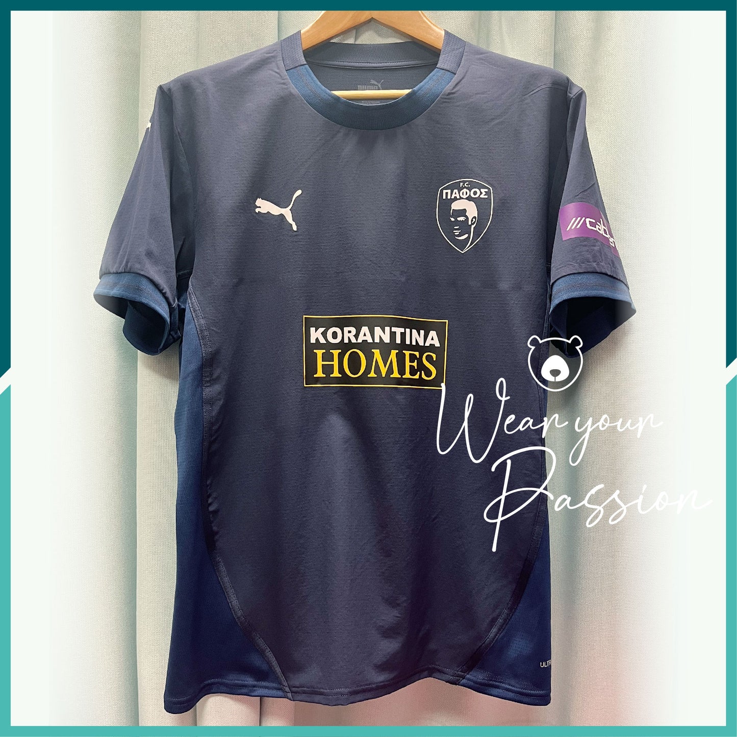 [連熨字、臂章] 2025-26 帕福斯作客球衣