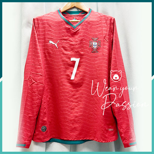 [連熨字] Player Issue 2026 葡萄牙主場長袖球衣