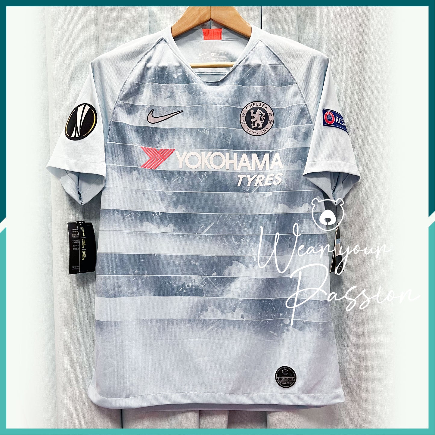 (Nameset & Patches Included) 2018-19 Chelsea 3rd Away Jersey