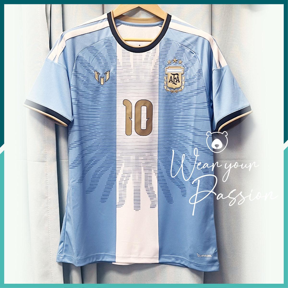 [連熨字] 2026 阿根廷 Messi 告別賽紀念球衣