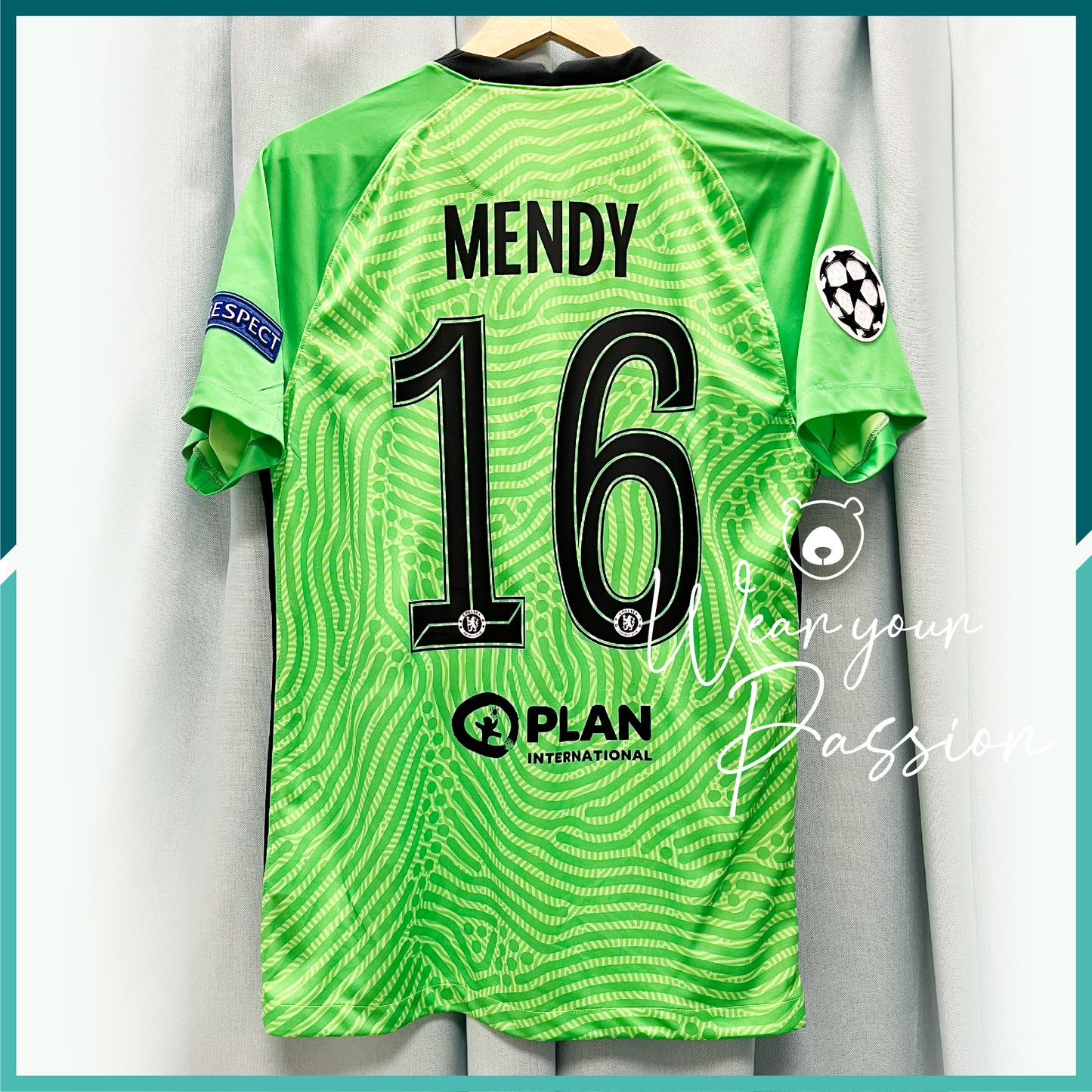 [連熨字、臂章、對賽日期] 2020-21 車路士龍門球衣