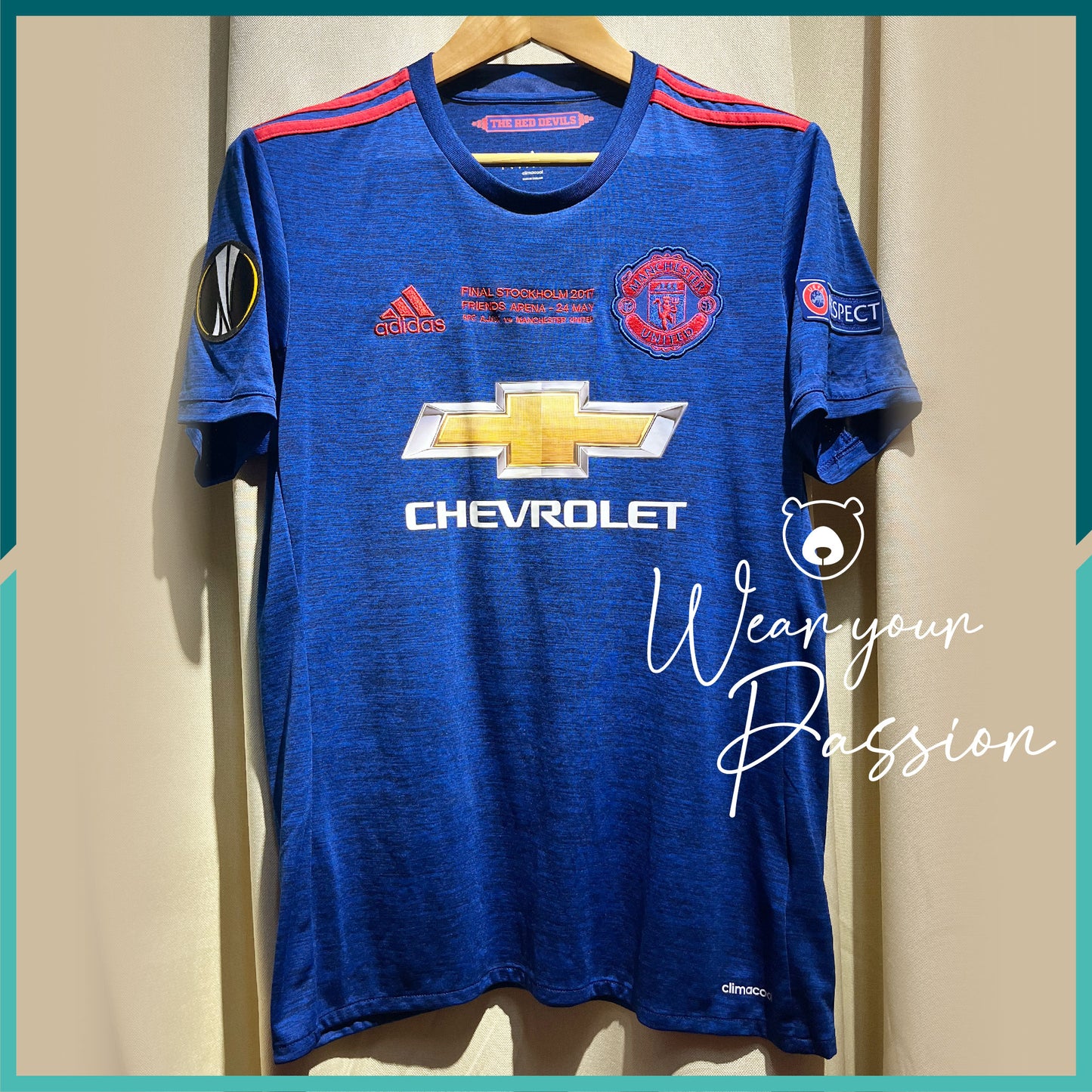 (Patches & MDT Included) 2016-17 Manchester United Away Jersey