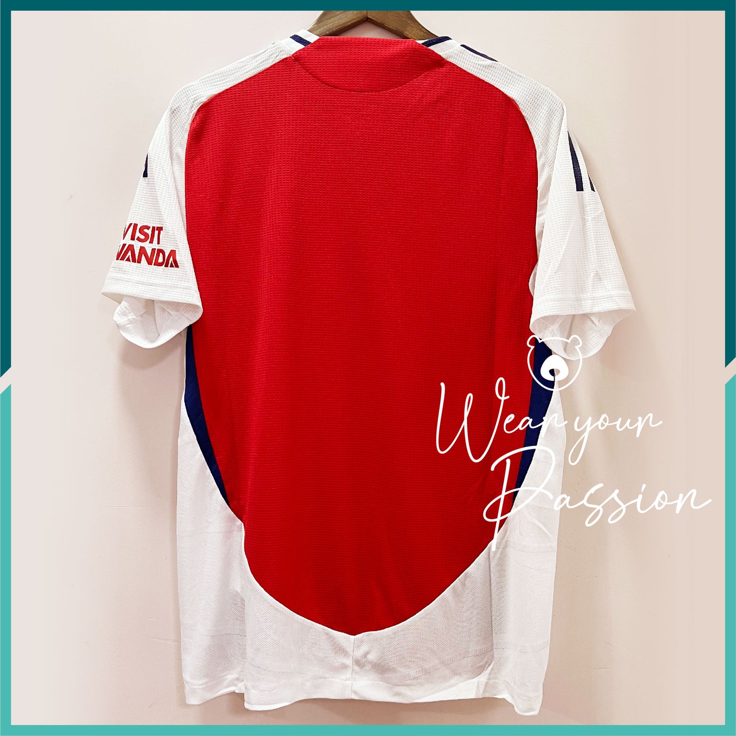 (Nameset & Patches Included) Authentic 2024-25 Arsenal Home Jersey 