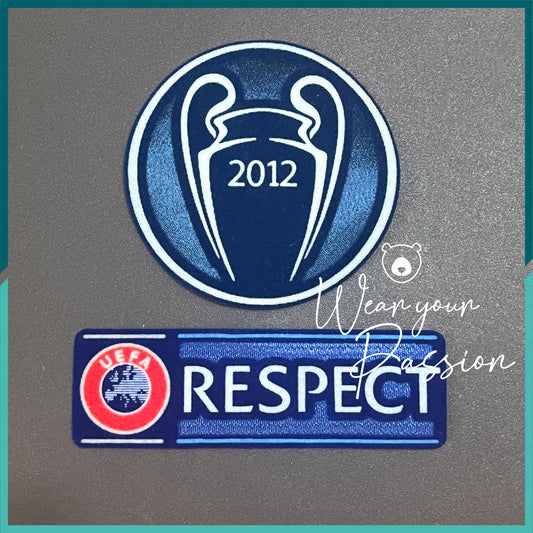 2012 UEFA Champions League Champion Arm Patch (Set, Chelsea Use)