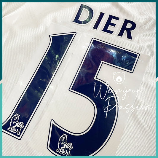 2014-17 Premier League Nameset #15 DIER