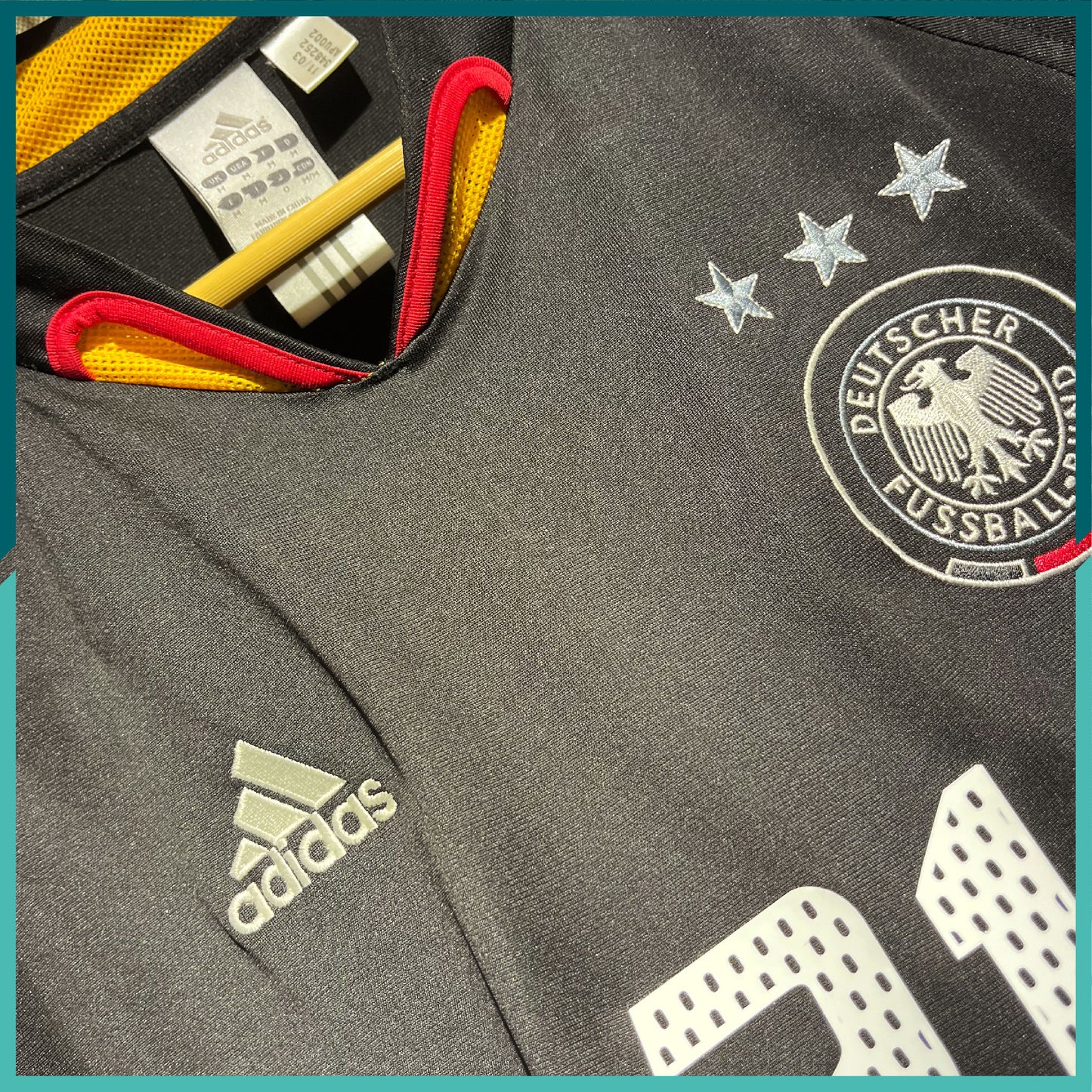 (Nameset Included) 2003-04 Germany Home Jersey