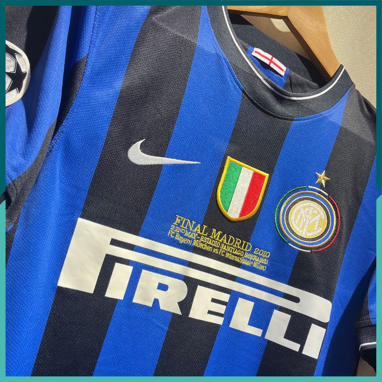 2009-10 FC Internazionale Home Jersey (UEFA Champions League Final Version)