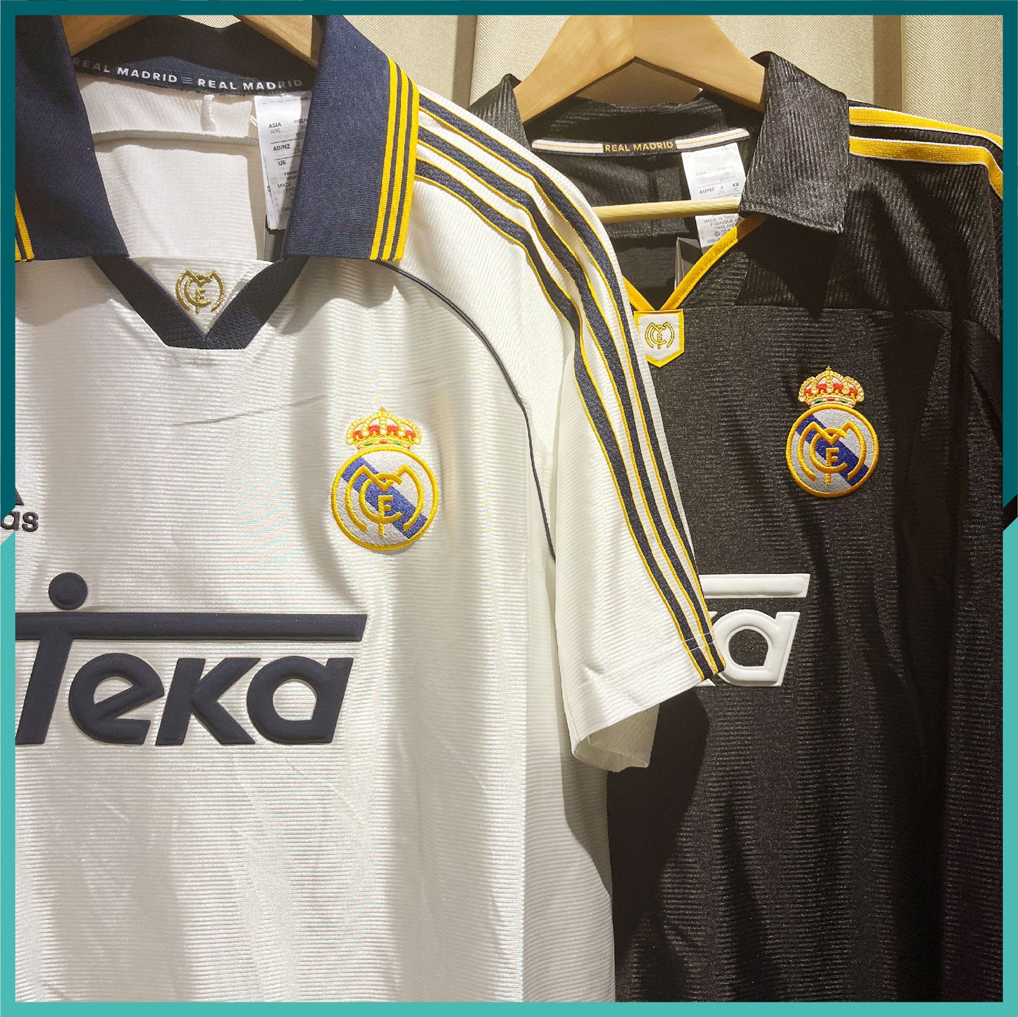 (Nameset Included) 2000 Real Madrid Home Jersey (Official Retro)