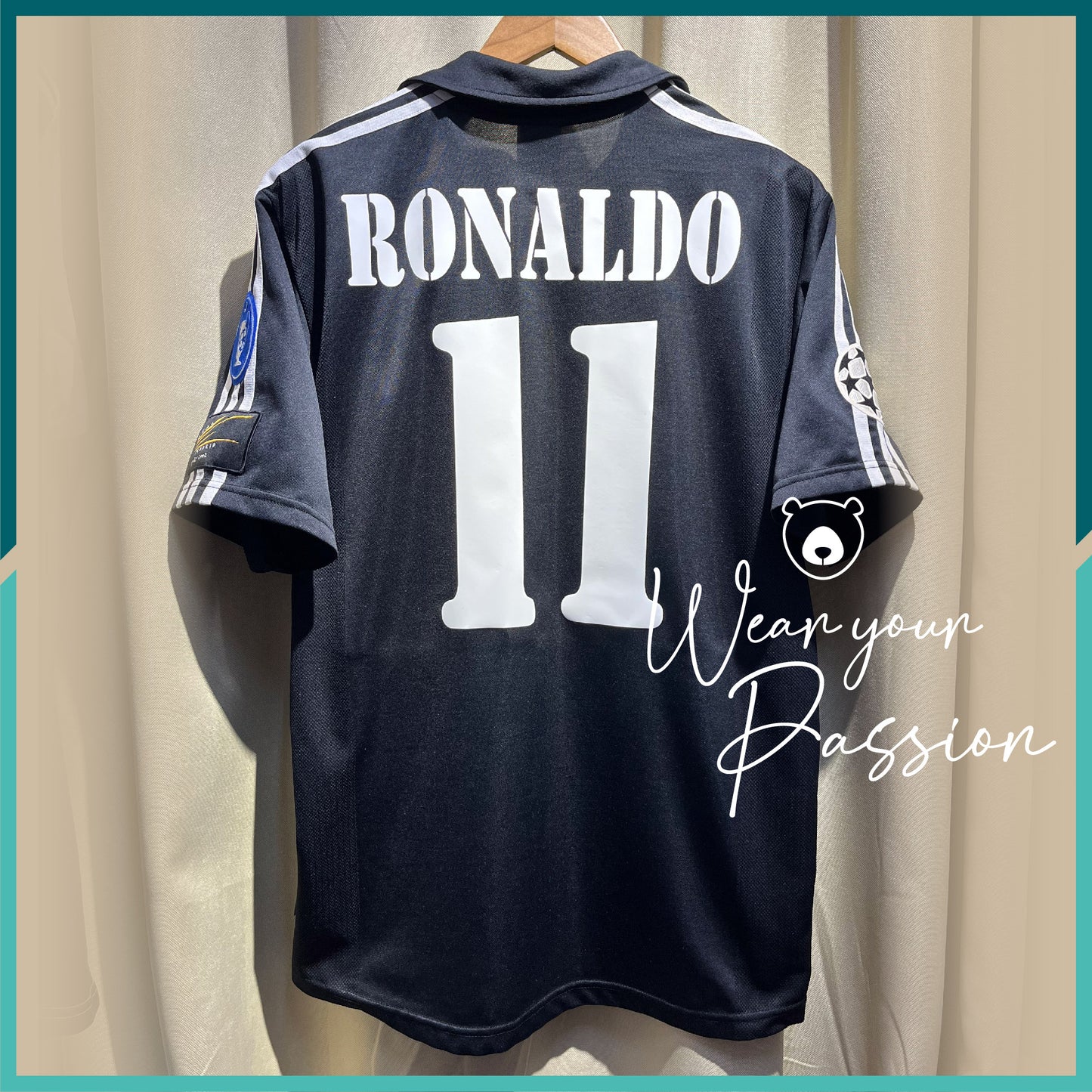[Nameset & Patches Included] 2002-03 Real Madrid UCL Away Jersey