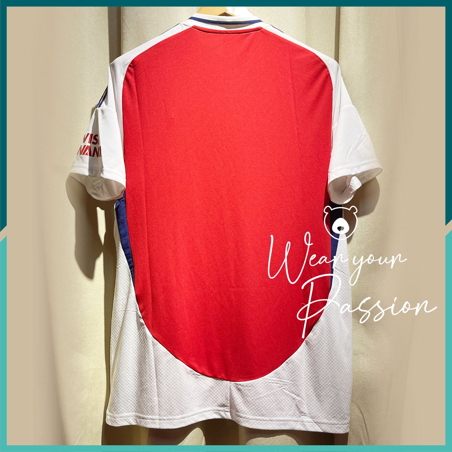 (Nameset & Patches Included) 2024-25 Arsenal Home Jersey 