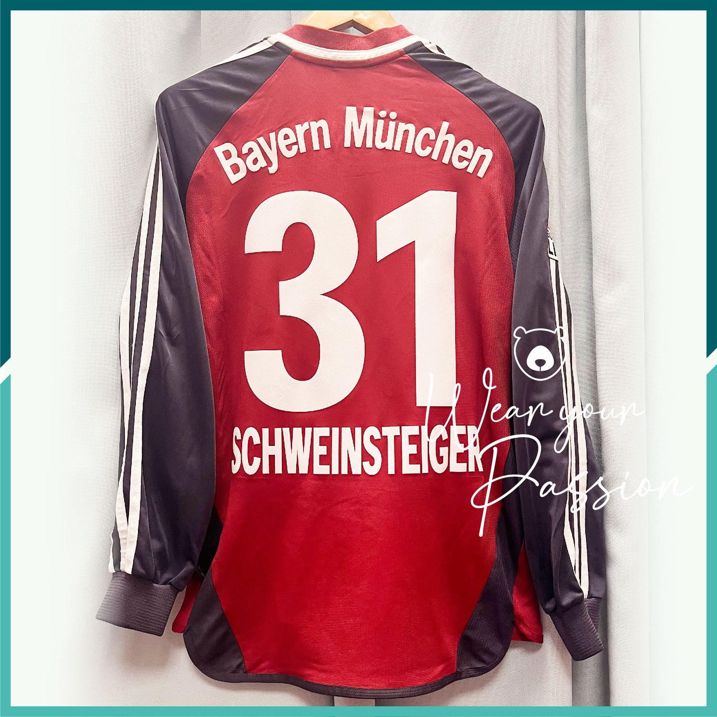 [Nameset & Patch Included] 2002-03 FC Bayern Munich Home Jersey 