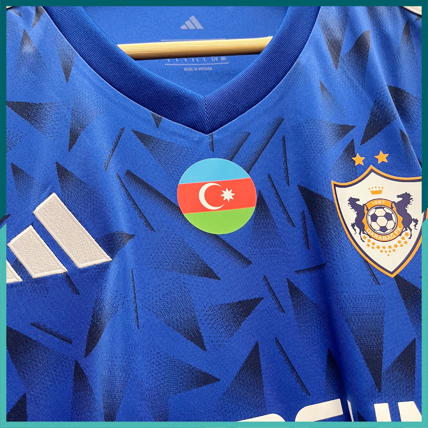 [連熨字、臂章] 2025-26 卡拉巴克歐聯作客球衣