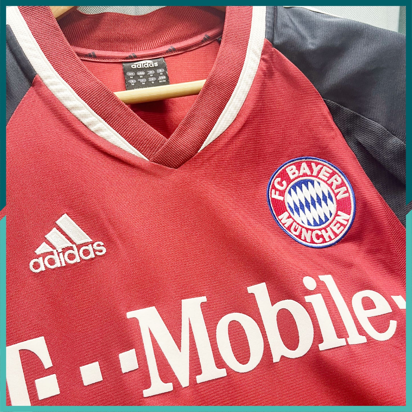 [Nameset & Patch Included] 2002-03 FC Bayern Munich Home Jersey 
