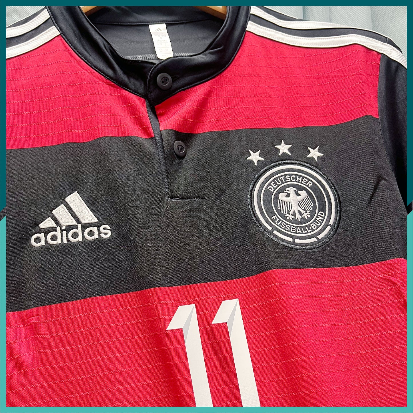 (Nameset Included) 2014 Germany Reissue Away Jersey