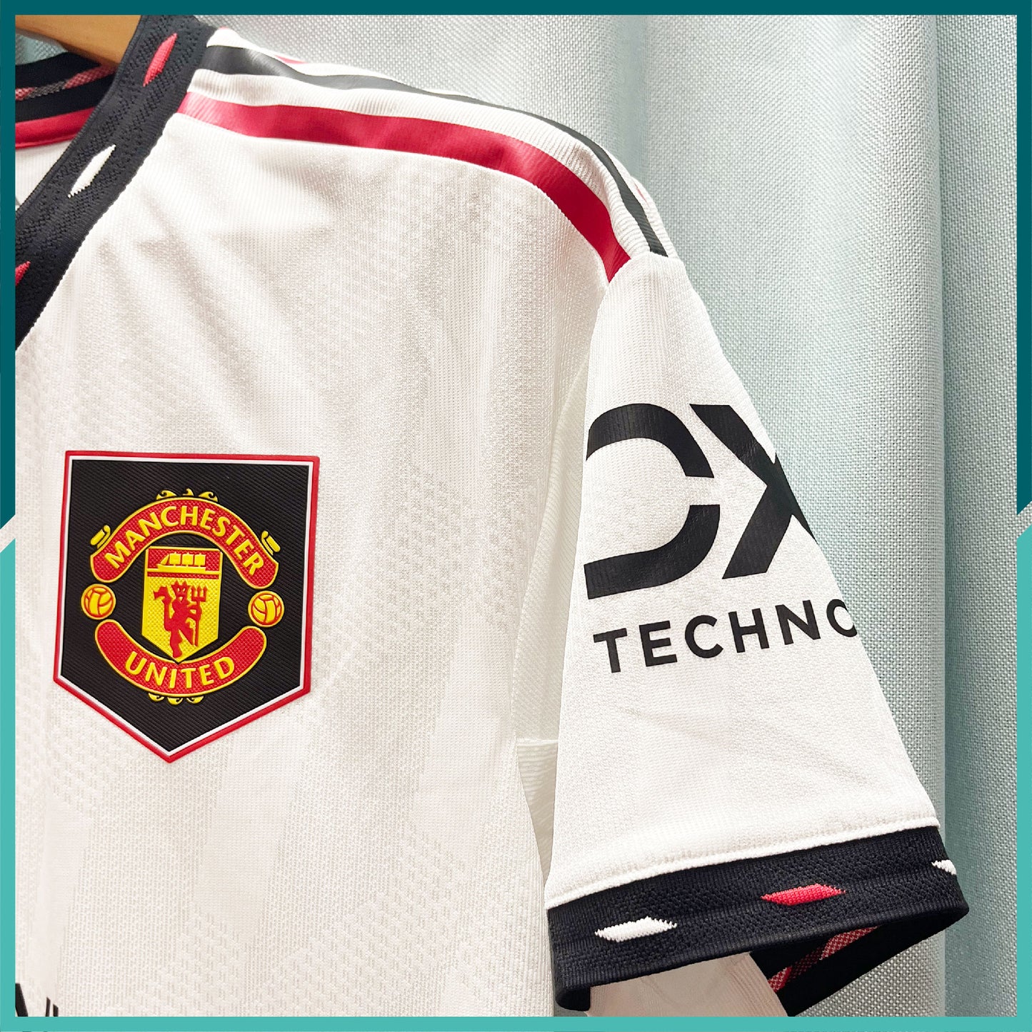 [連熨字、臂章] Player Issue 2022-23 曼聯第二作客球衣