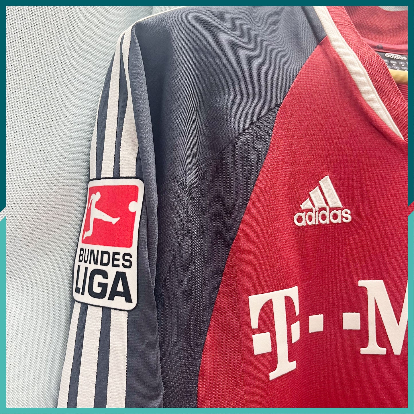 [Nameset & Patch Included] 2002-03 FC Bayern Munich Home Jersey 