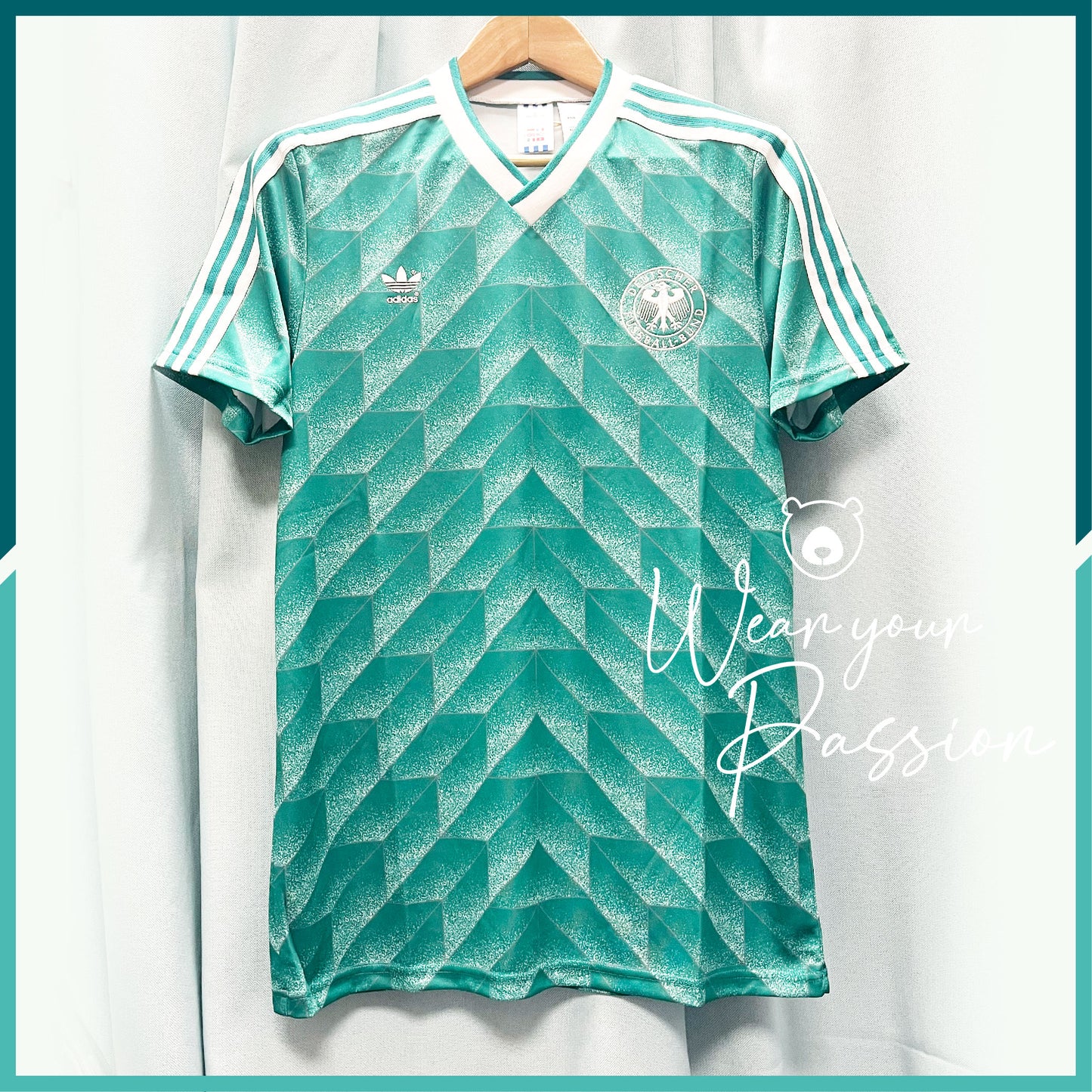 (Nameset Included) 1990 Germany Reissue Away Jersey