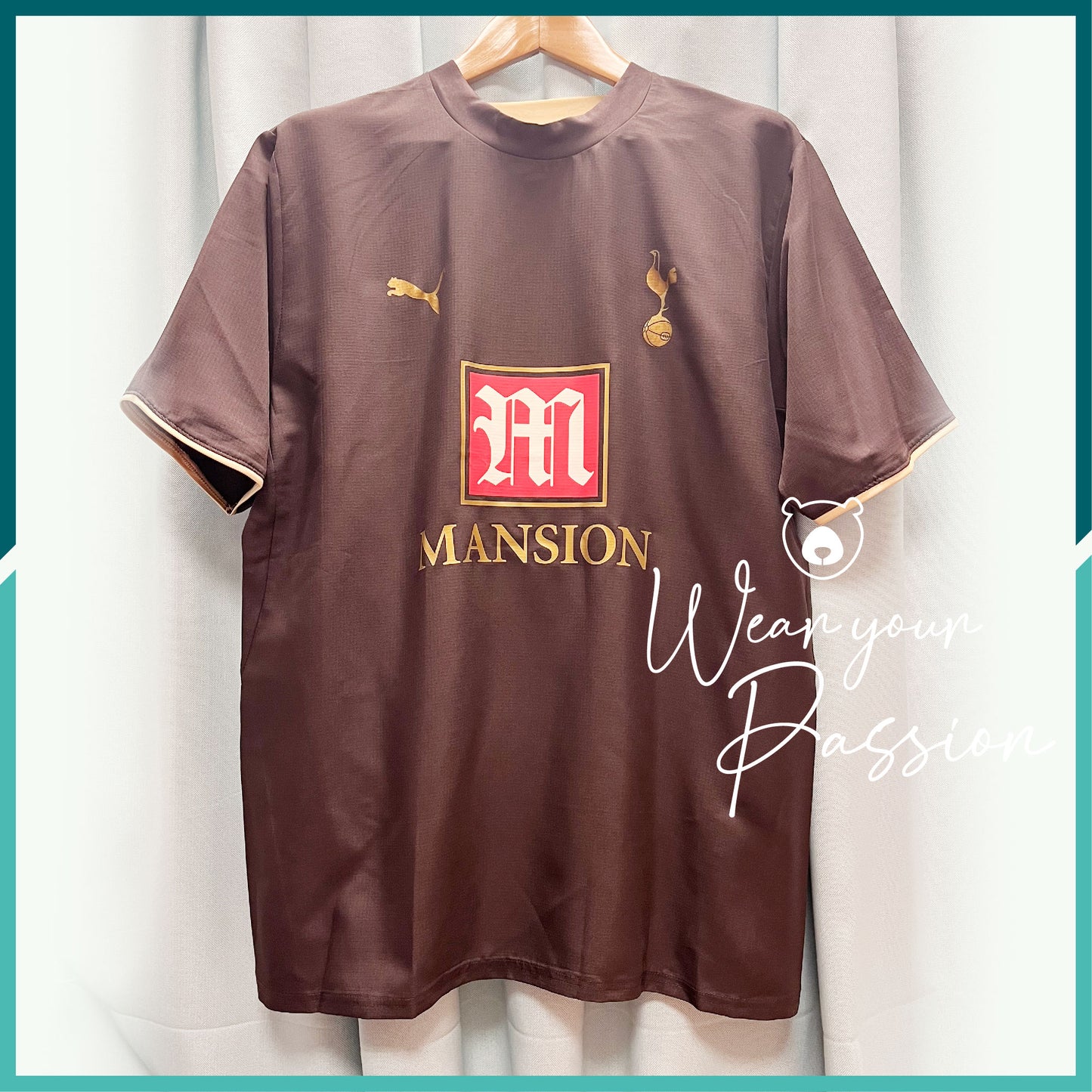 [連熨字、臂章] 2006-07 熱刺第二作客球衣