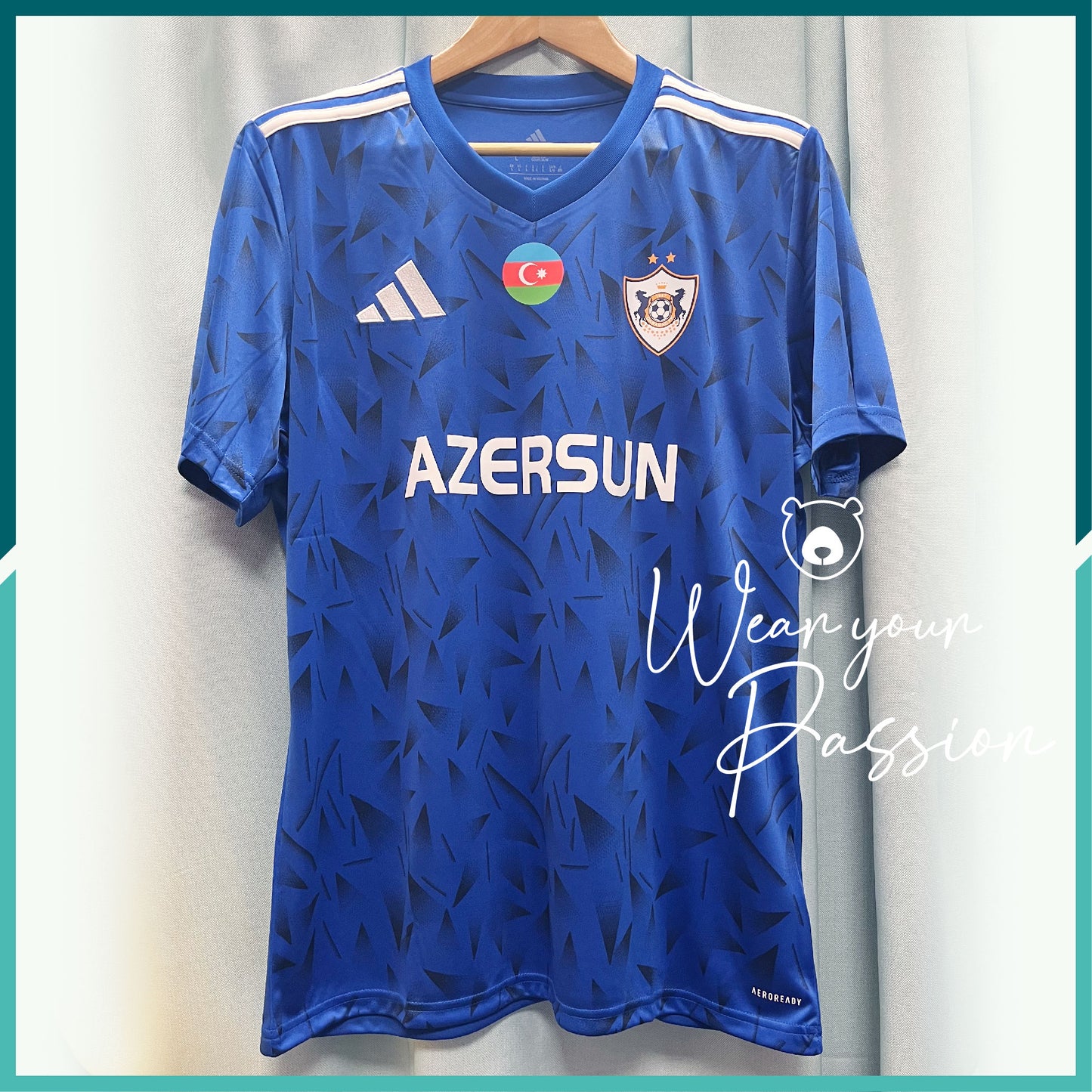 [連熨字、臂章] 2025-26 卡拉巴克歐聯作客球衣