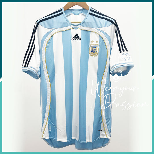 [連熨字] 2006-07 阿根廷 Reissue 主場球衣