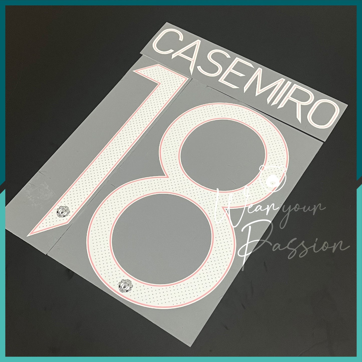 2021-23 Manchester United Home Nameset (Cup Style)