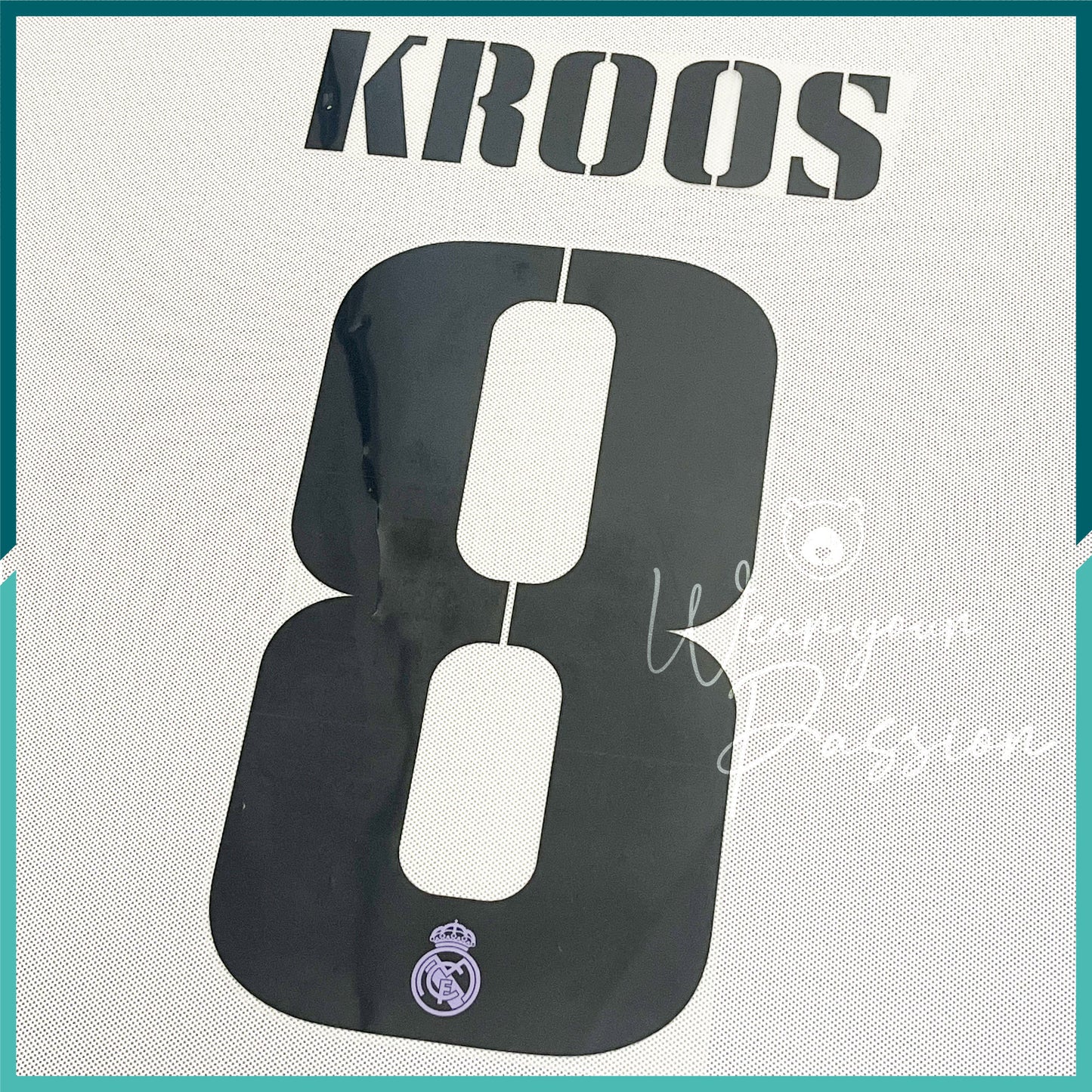 2022-23 Real Madrid Home Nameset (Cup Style)