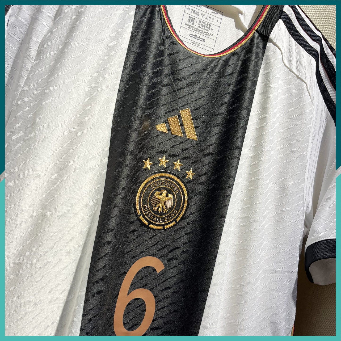 (Nameset Included) Authentic 2022-23 Germany Home Jersey