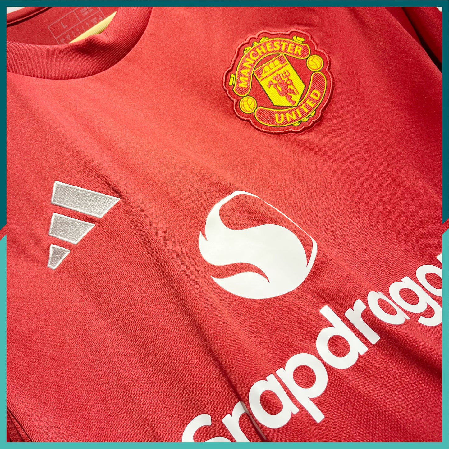 [Nameset, patches, MDT Included] 2024-25 Manchester United Home Jersey (UEFA Europa League Final Version)