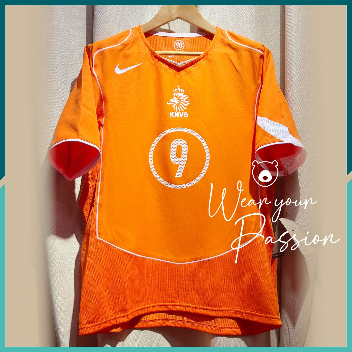 (Nameset Included) 2004-05 Netherlands Official Retro Home Jersey