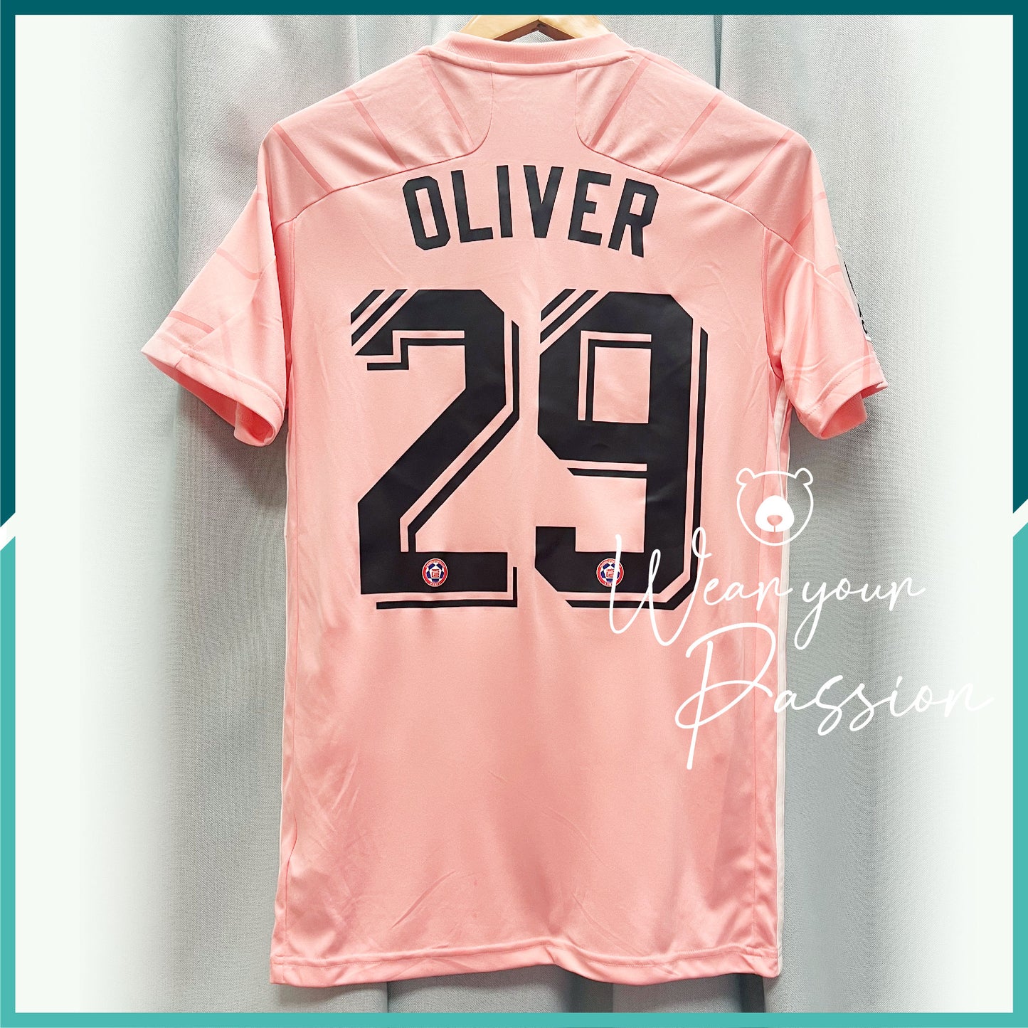 [連熨字、臂章] 2020 東方亞協盃作客球衣