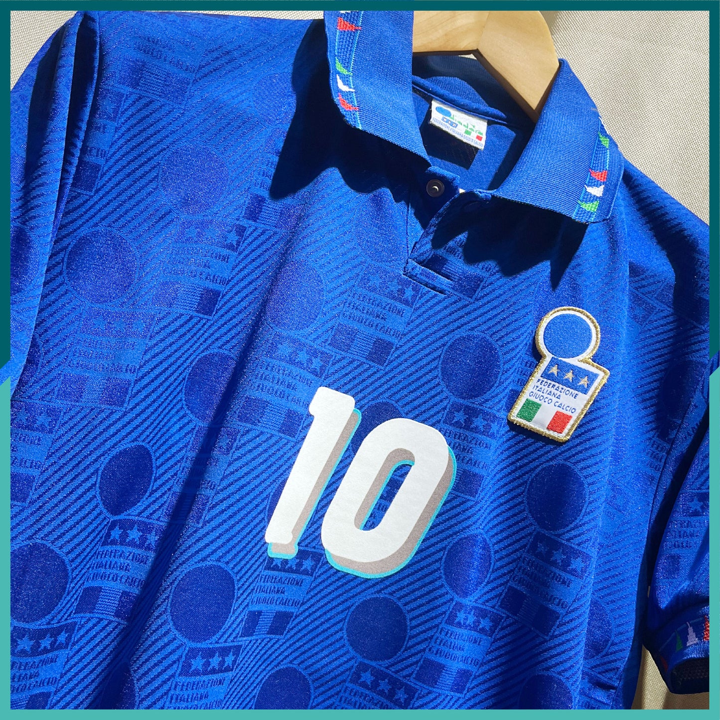 [Nameset Included] 1994-95 Italy Home Jersey