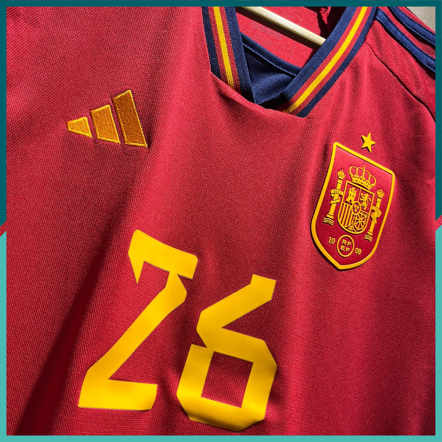 [Nameset Included] 2022-23 Spain Home Jersey