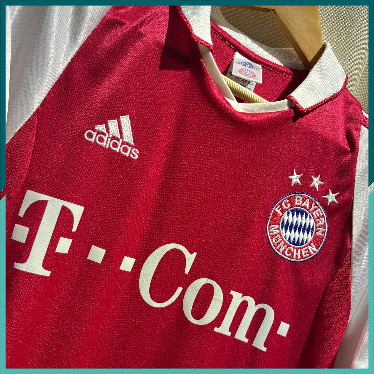 (Nameset Included) 2004-05 FC Bayern Munich Home Jersey