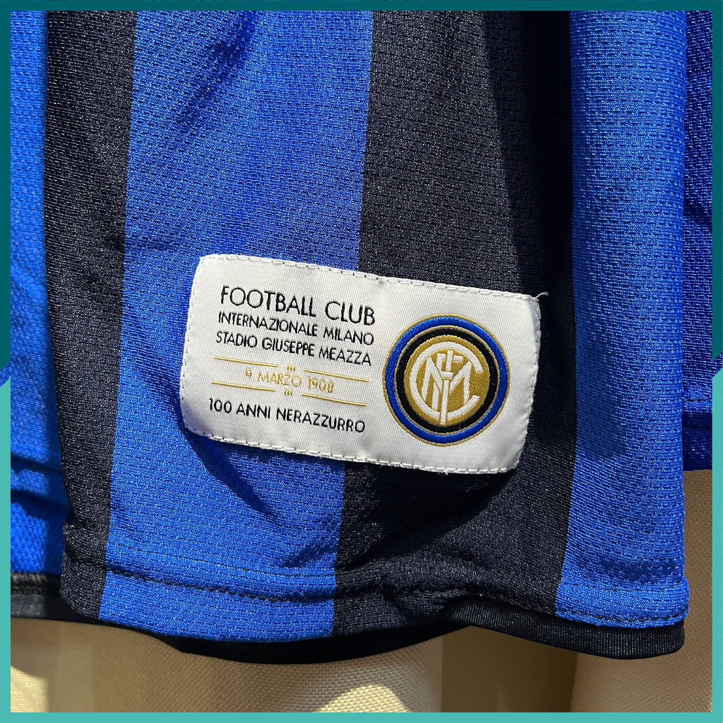 2007-08 FC Internazionale long sleeve Home Jersey