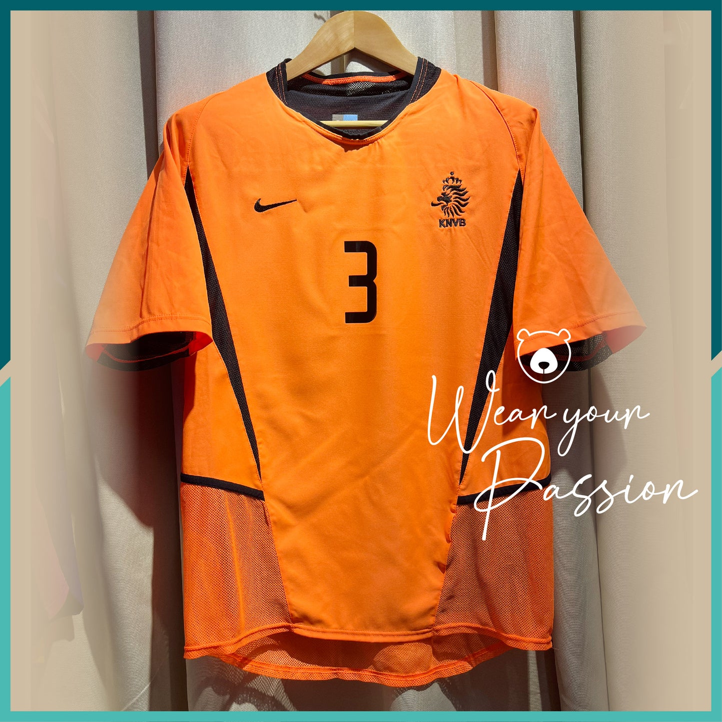 [Nameset Included] 2002-03 Authentic Netherlands Home Jersey