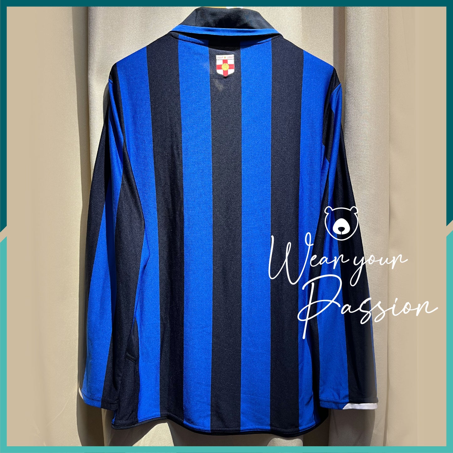 2007-08 FC Internazionale long sleeve Home Jersey