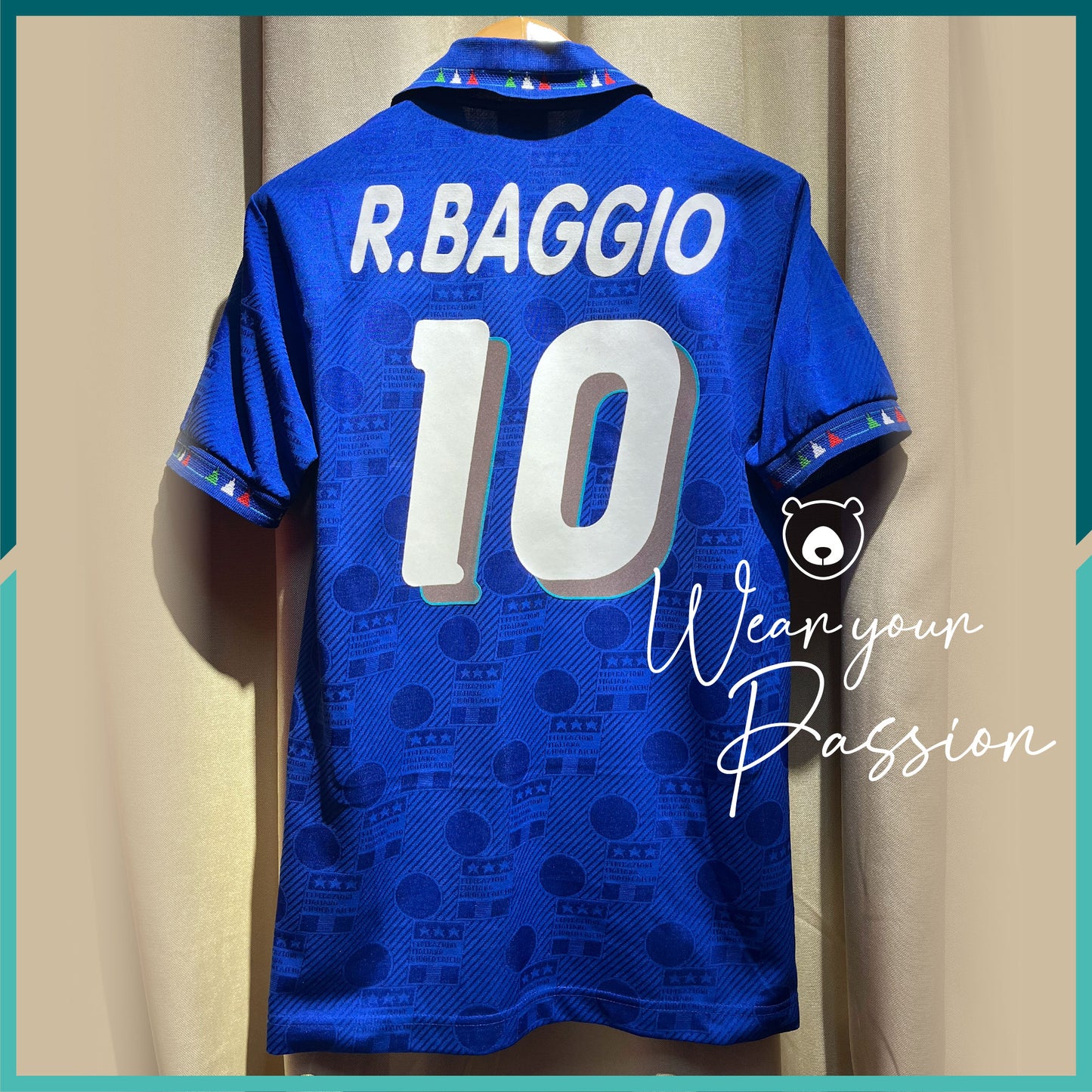 [Nameset Included] 1994-95 Italy Home Jersey