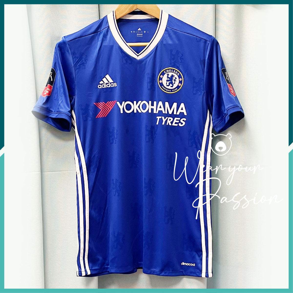 (Nameset Included) 2016-17 Chelsea Home Jersey