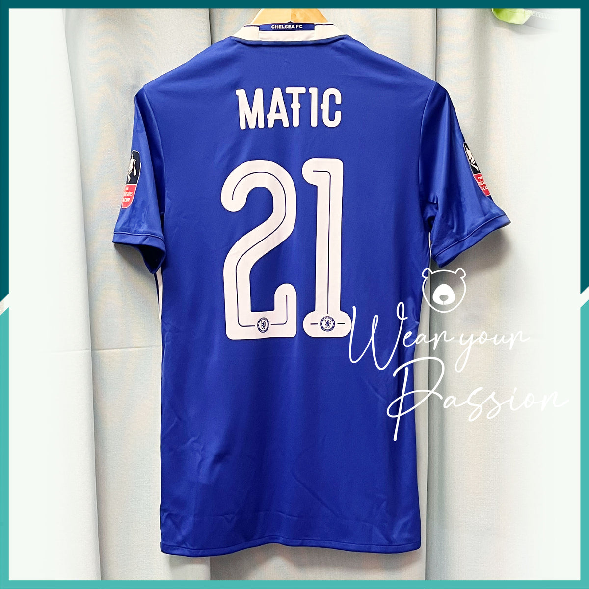 (Nameset Included) 2016-17 Chelsea Home Jersey