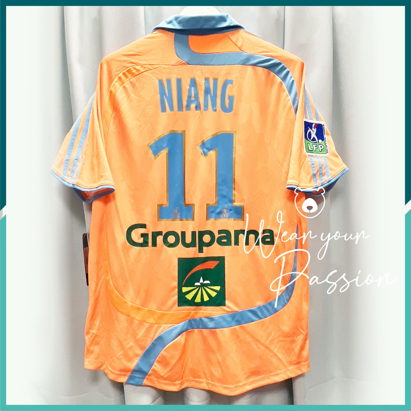 (Nameset & Patch Included) 2007-08 Olympique de Marseille 3rd Away Jersey